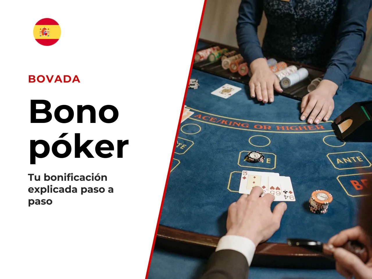 Bono de bienvenida de póker y
