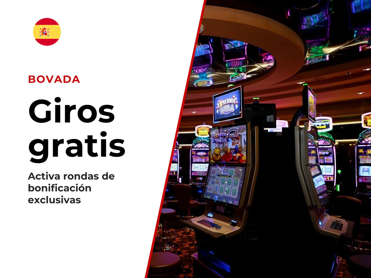 6 Giros gratis y bonus de