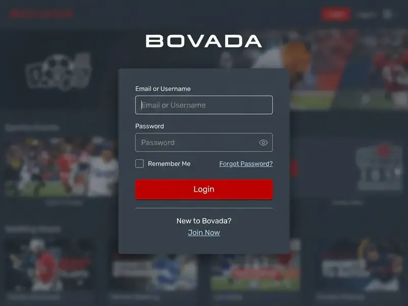 bovada sports login