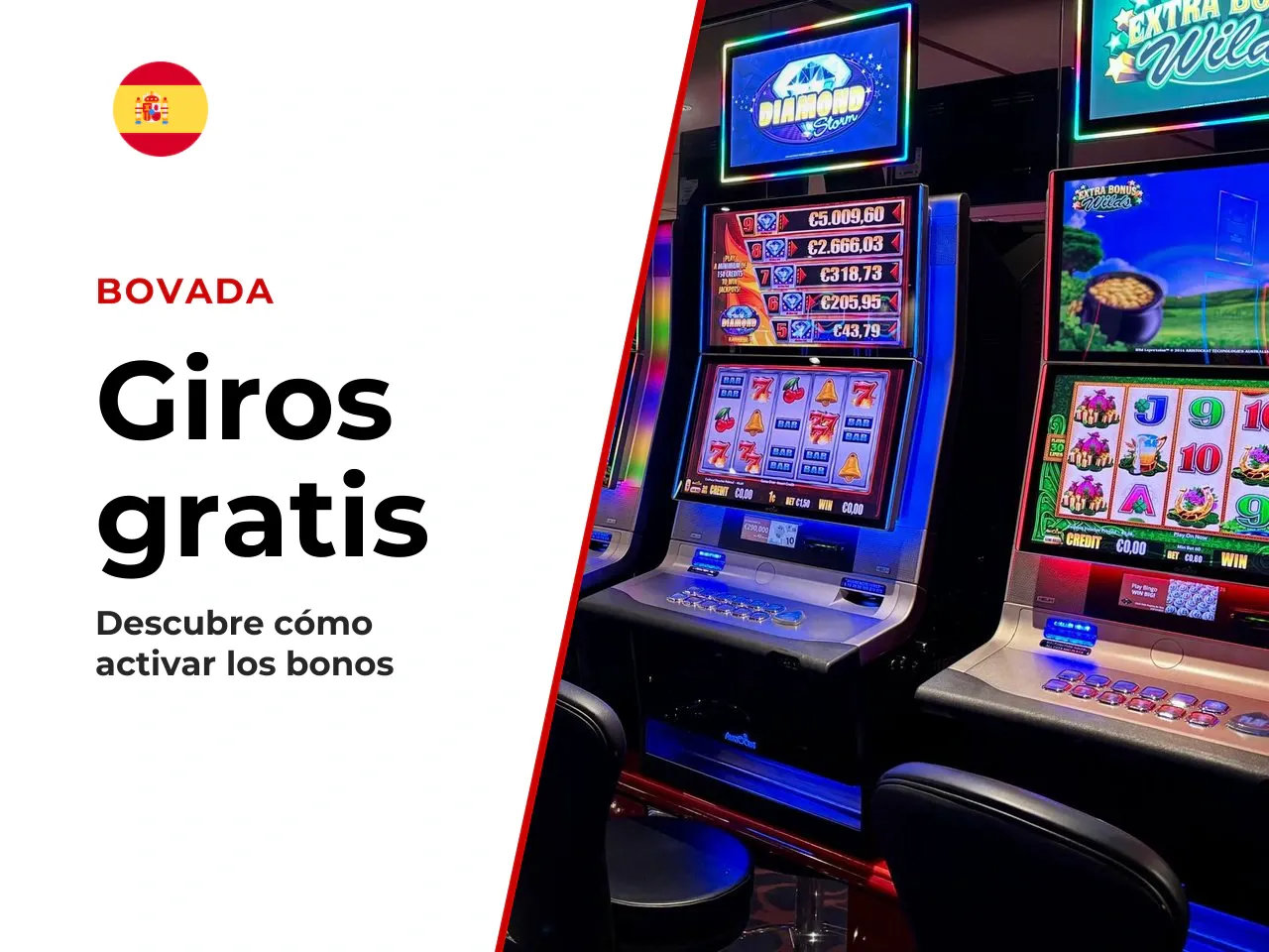 Giros gratis y función de bonus